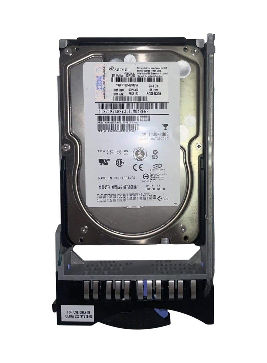 Жесткий диск IBM 146,8Gb 10000 U320SCSI 3.5" HDD CA06350-B25900BA