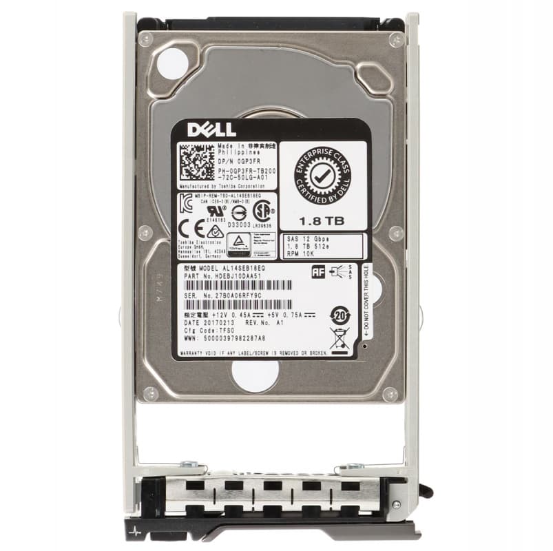 Жесткий диск Dell 0GP3FR 1,8Tb SAS 2,5" HDD