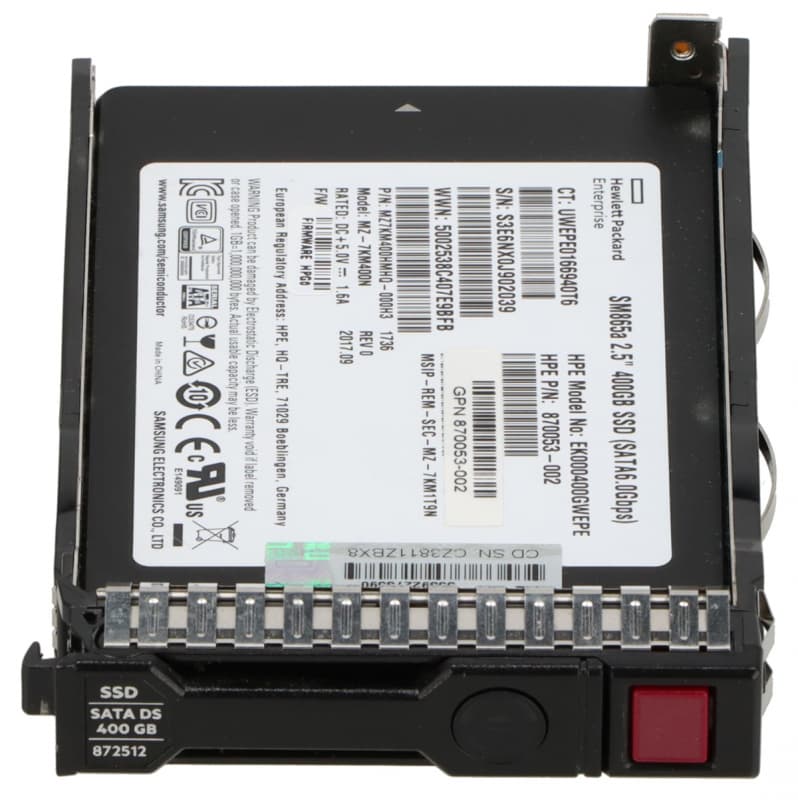 Жесткий диск HP 872512-001 400Gb SATAIII 2,5" SSD