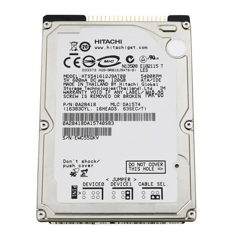 Жесткий диск Hitachi 0A28418 120Gb 5400 IDE 2,5" HDD