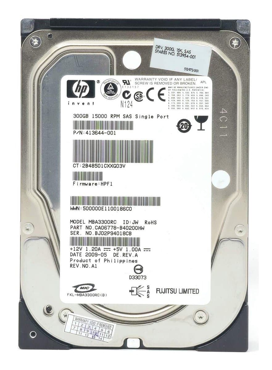 Жесткий диск HP 300Gb 15000 SAS 3.5" HDD EM174AA