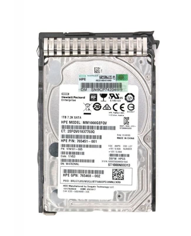 Жесткий диск HP 765468-002 1Tb 7200 SATAIII 2,5" HDD