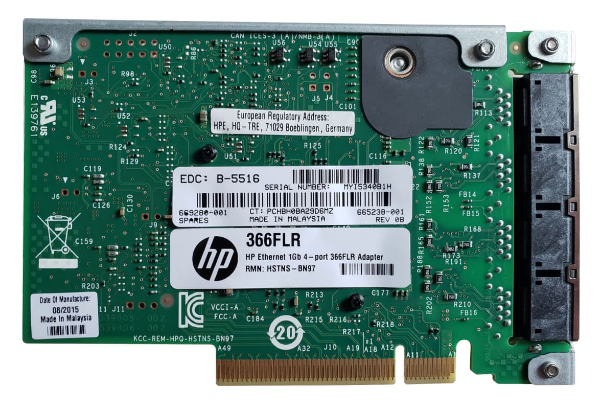Сетевая Адаптер HP 665240-B21 PCI Express 1Gb