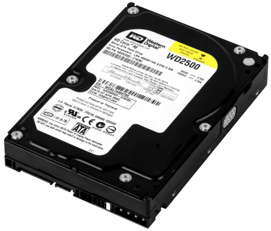 Жесткий диск Western Digital WD2500SD 250Gb  SATA 3,5" HDD