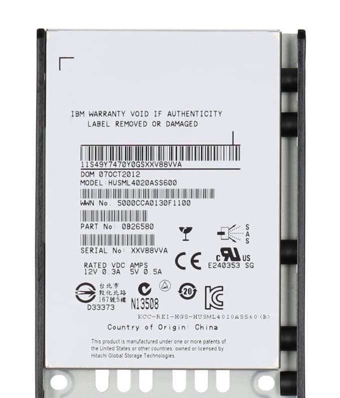 Жесткий диск IBM 0B26580 200Gb  SAS 2,5" SSD