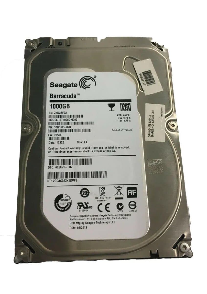 Жесткий диск HP 1Tb 7200 SATAIII 3.5" HDD