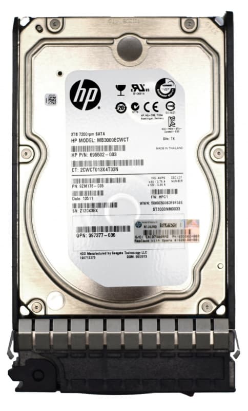 Жесткий диск HP 695502-007 3Tb 7200 SATAIII 3.5" HDD