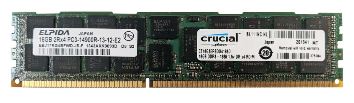 Оперативная память Crucial CT16G3ERSDD4186D DDRIII 16Gb