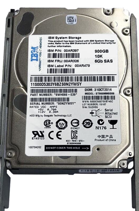 Жесткий диск IBM 00AR479 900Gb 10000 SAS 2,5" HDD
