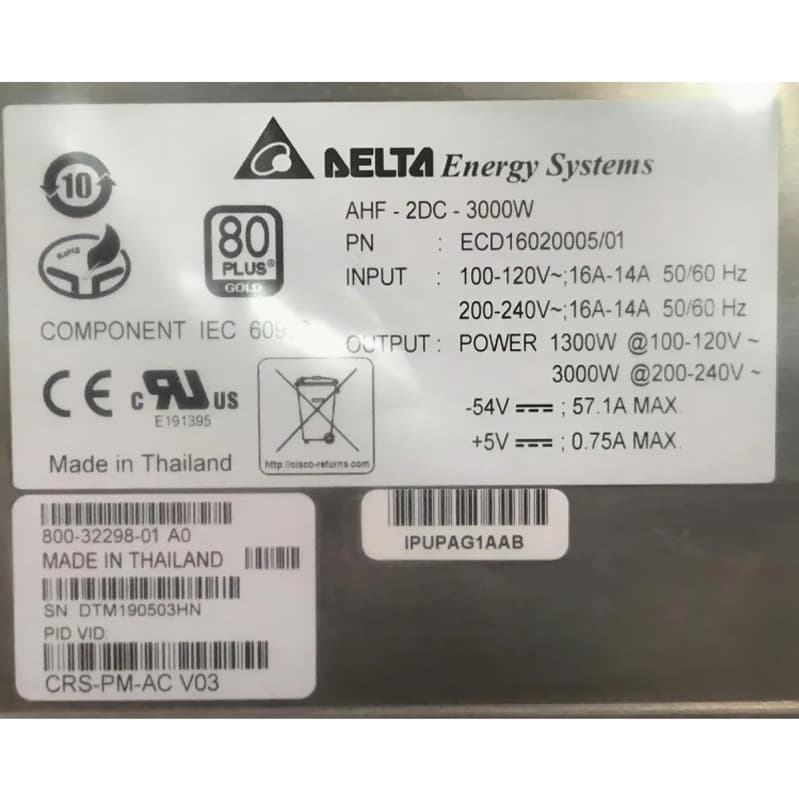 Блок Питания Delta 800-32298 3000W