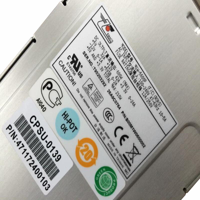 Резервный Блок Питания Emacs CPSU-0139 600W