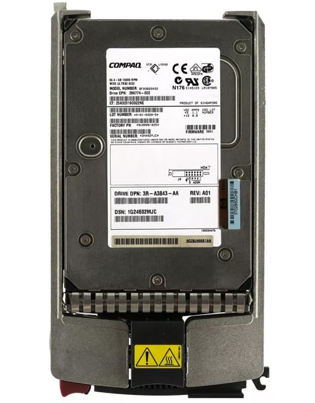 Жесткий диск HP 9U9006-025 36,4Gb U160SCSI 3.5" HDD
