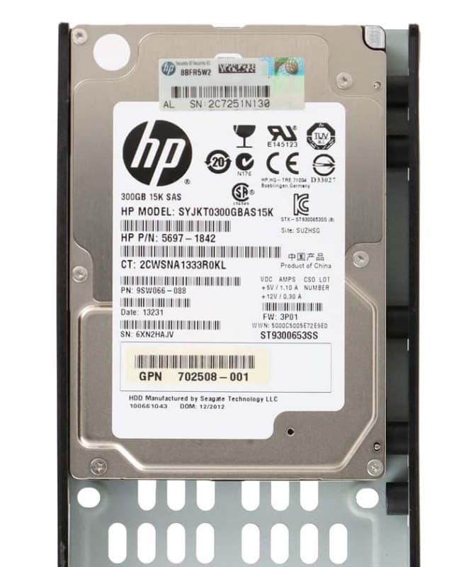 Жесткий диск HP 702508-001 300Gb  SAS 2,5" HDD