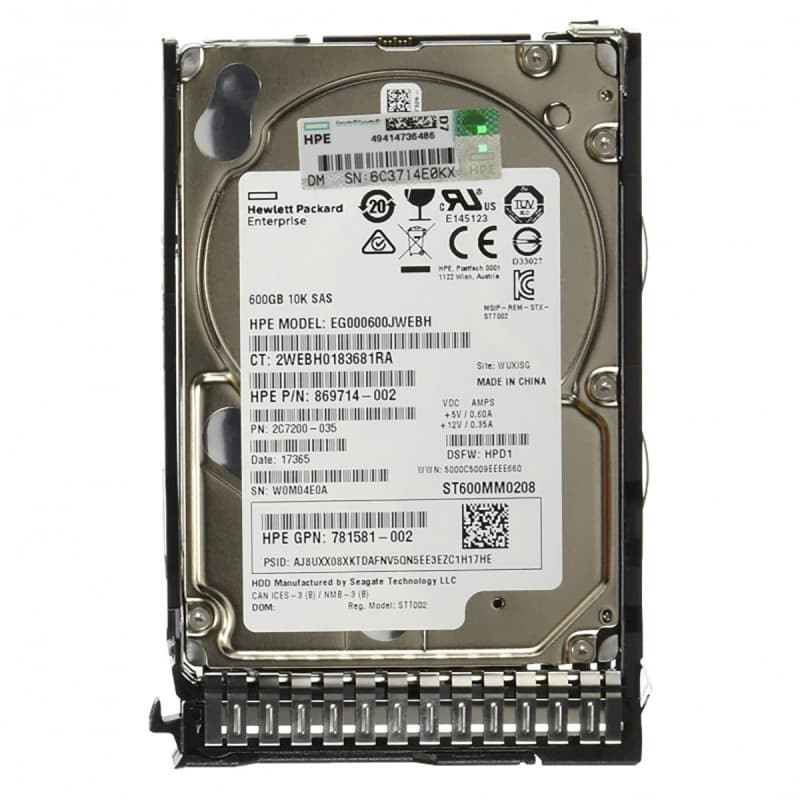 Жесткий диск HP 836791-001 600Gb 10000 SAS 2,5" HDD