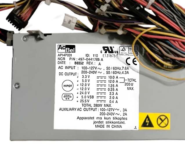 Блок питания AcBel 497-0441785A 280W