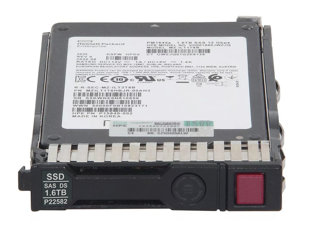 Жесткий диск HP P22582-001 1,6Tb SAS 2,5" SSD