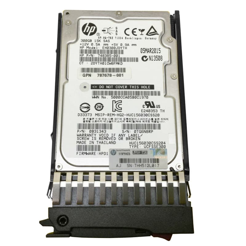 Жесткий диск HP 787640-001 300Gb 15k MSA SAS 2,5" HDD