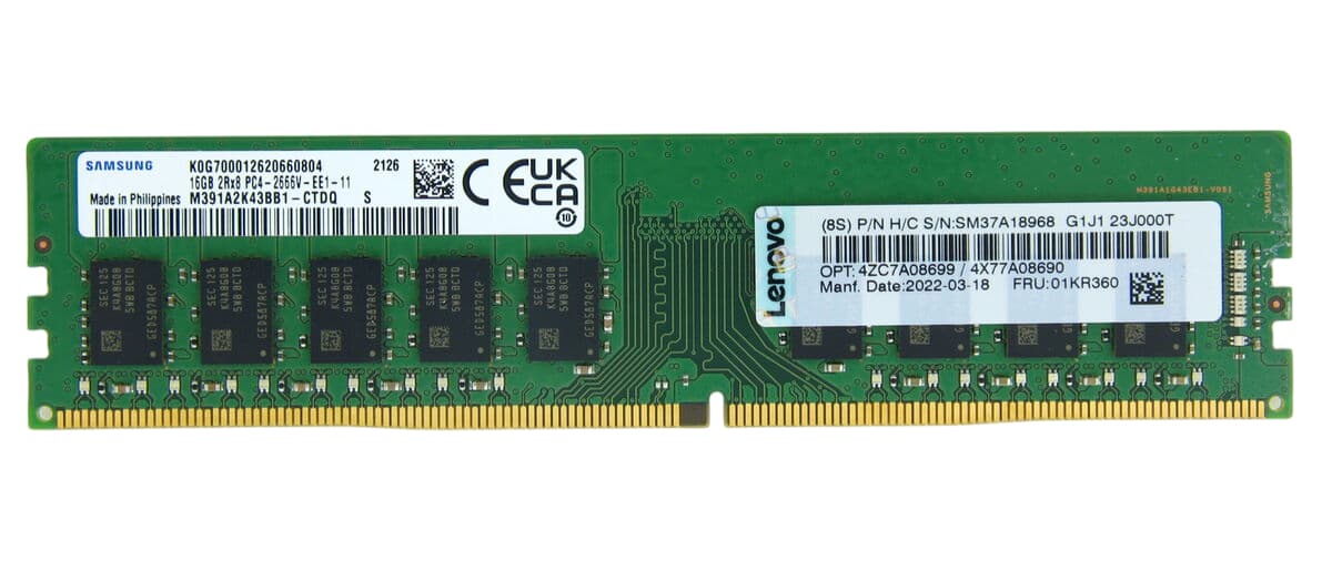 Оперативная память Lenovo 01KR360 DDRIV 16GB