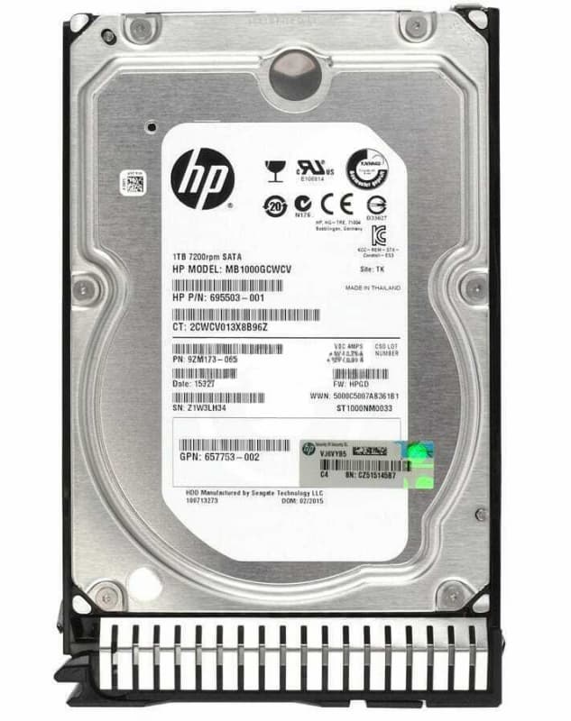 Жесткий диск HP 657739-001 1Tb 7200 SATAIII 3.5" HDD