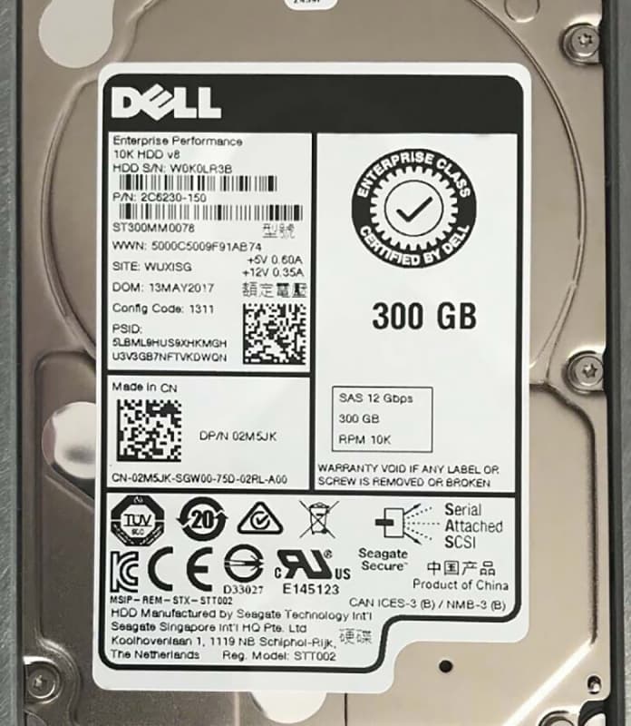 Жесткий диск Dell 2M5JK 300Gb SAS 2.5" HDD