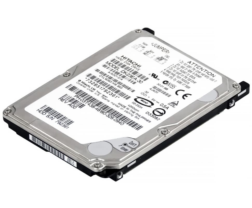 Жесткий диск Hitachi DK23EA-30 30Gb 4200 IDE 2,5" HDD