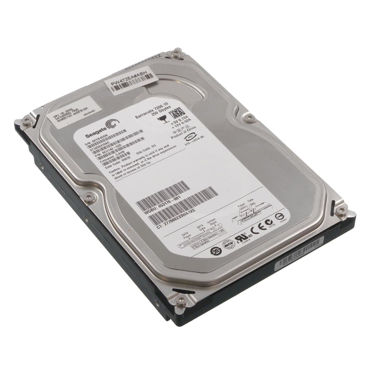 Жесткий диск Seagate 250Gb 7200 SATAII 3.5" HDD 453176-002