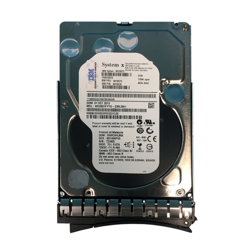 Жесткий диск IBM 90Y8573 2Tb 7200 SAS 3,5" HDD