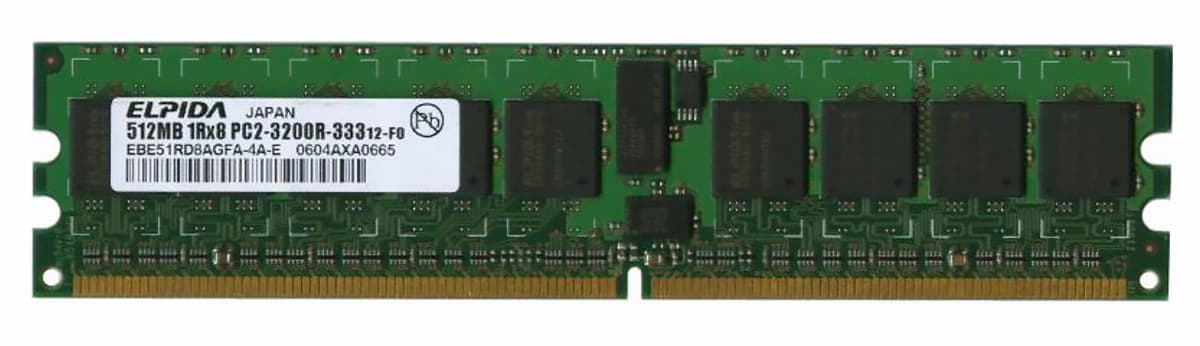 Оперативная память Elpida EBE51RD8AGFA-4A-E DDRII 512Mb