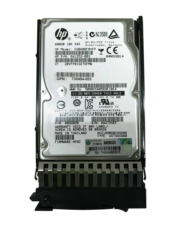 Жесткий диск HP 641552-003 600Gb SAS 2,5" HDD