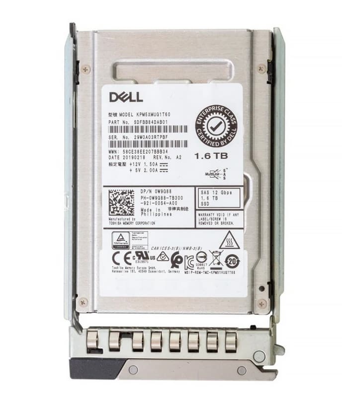 Жесткий диск Dell SDFBB84DAB01 1.6TB SAS 2,5" SSD