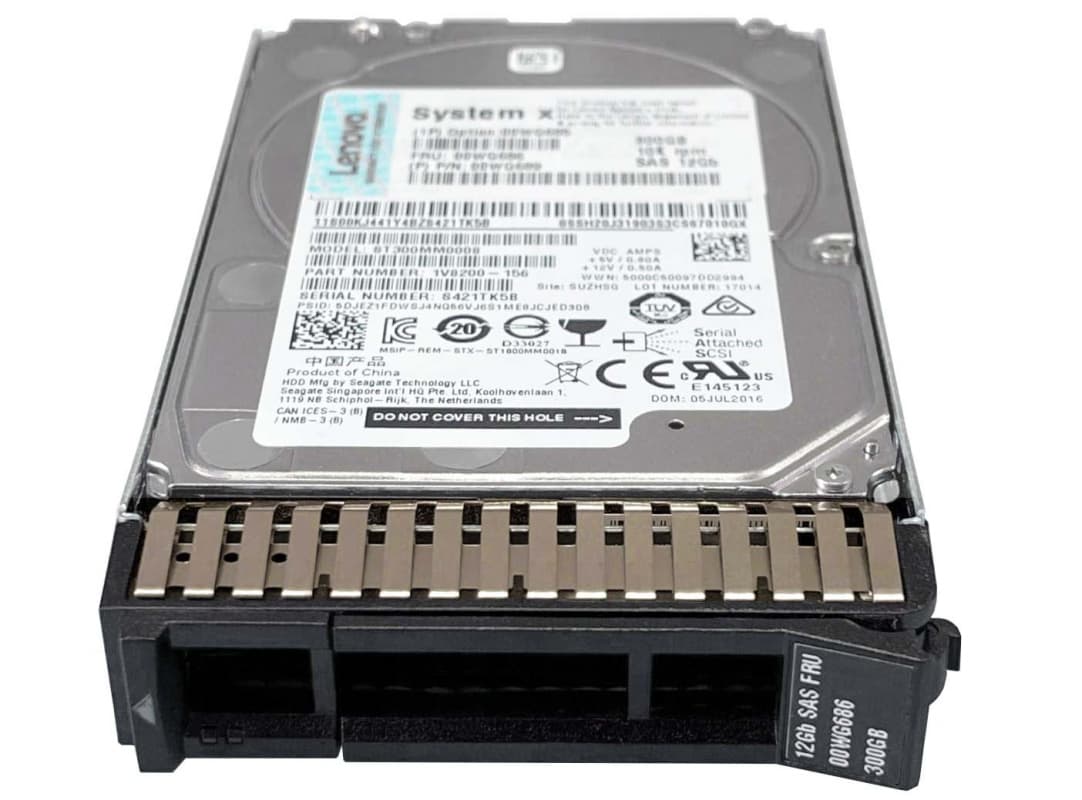 Жесткий диск Lenovo 00WG689 300Gb 10000 SAS 2,5" HDD