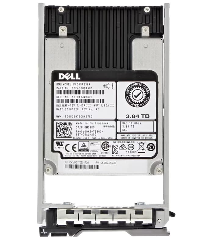 Жесткий диск Dell 0M09K5 3.84TB SAS 2,5" SSD
