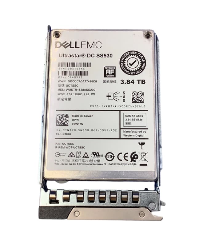 Жесткий диск Dell YW17N 3.84TB SAS 2,5" SSD
