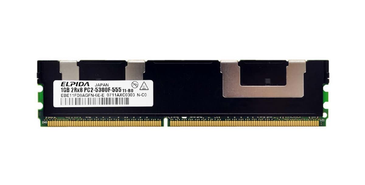 Оперативная память Elpida EBE11FD8AGFN-6E-E DDRII 1GB