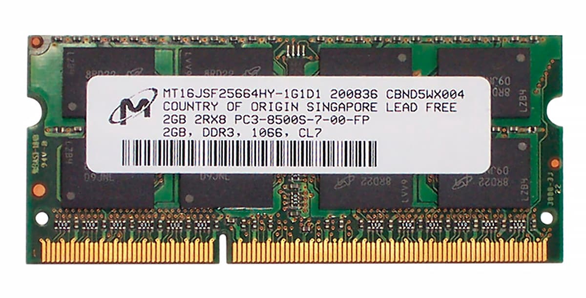 Оперативная память Micron MT16JSF25664HY-1G1D1 DDRIII 2Gb
