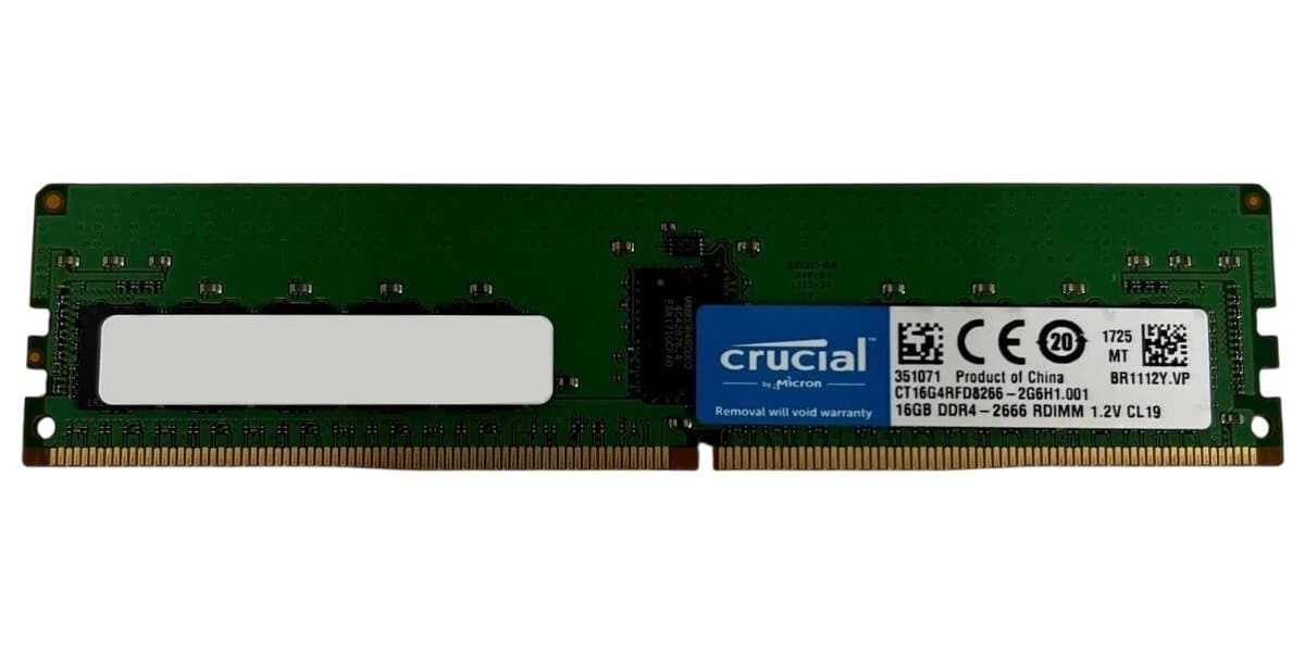  Crucial DDRIV 16Gb CT16G4RFD8266-2G6H1.001