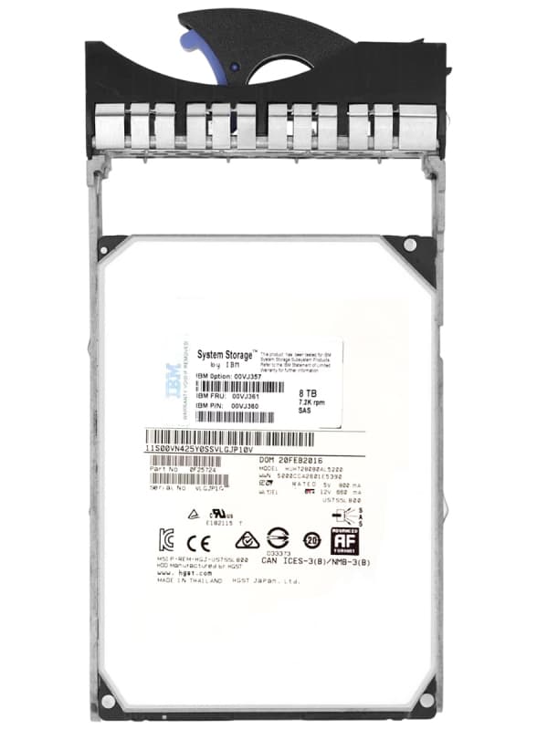 Жесткий диск IBM 00VJ361 8Tb SAS 3,5" HDD