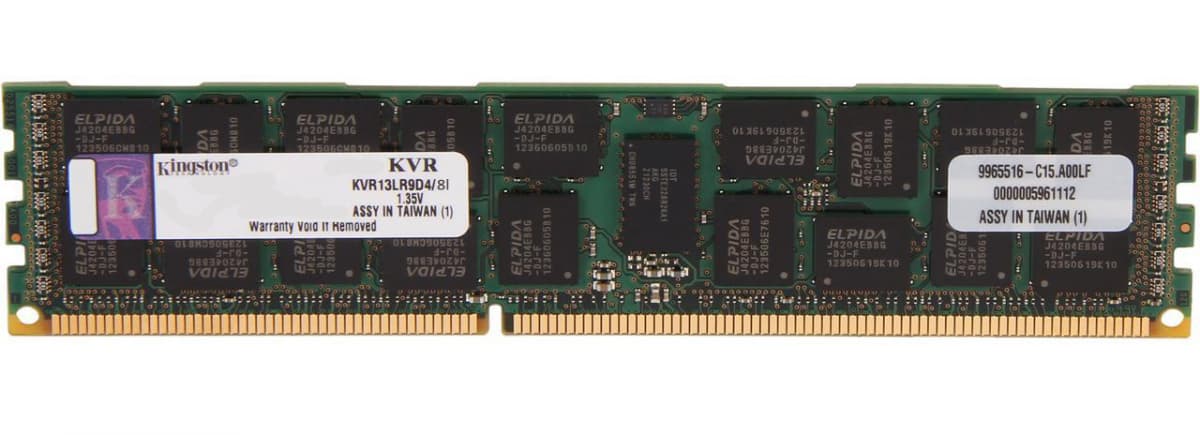 Оперативная память Kingston KVR13LR9D4/8I DDRIII 8Gb