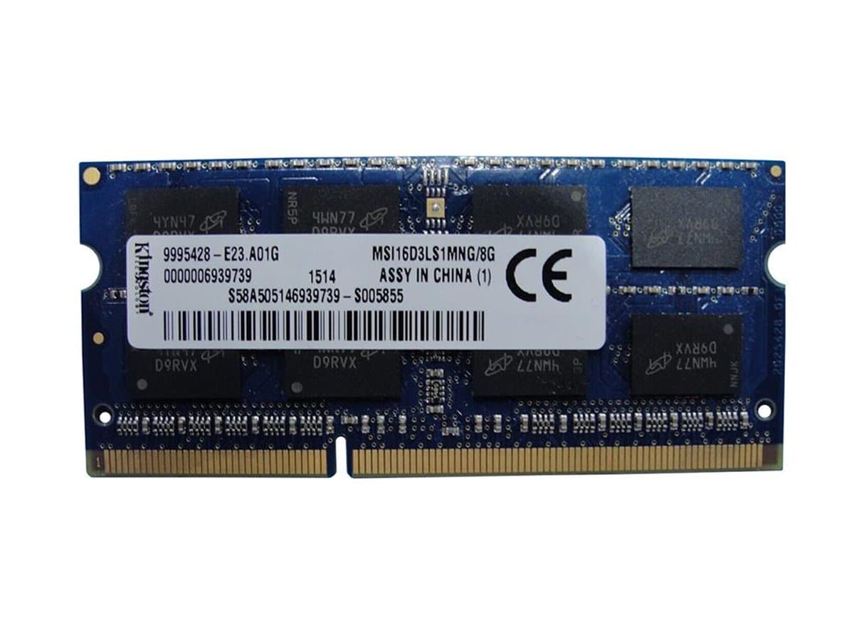 Оперативная память Kingston DDRIII 8Gb MSI16D3LS1MNG/8G