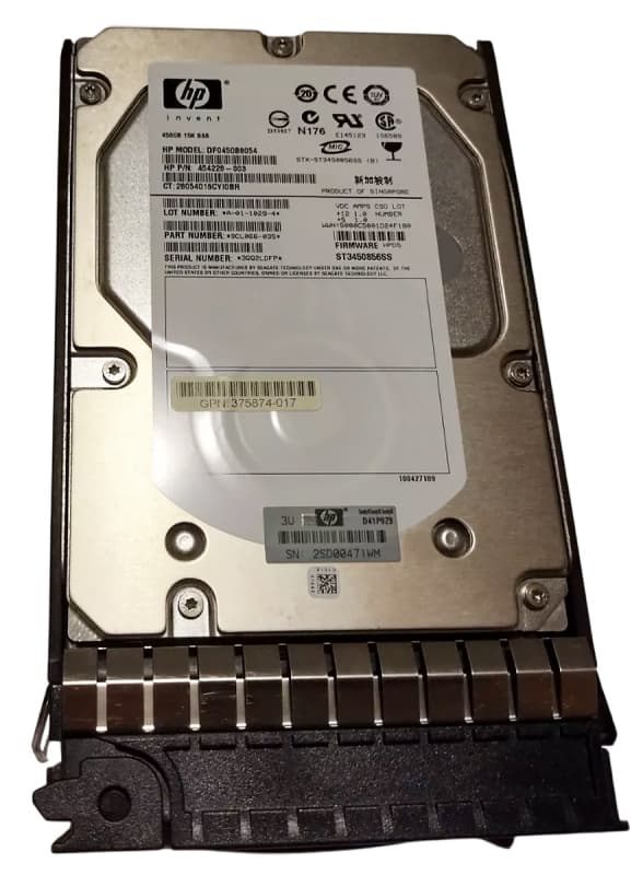 Жесткий диск HP DF0450B8054 450Gb  SAS 3,5" HDD