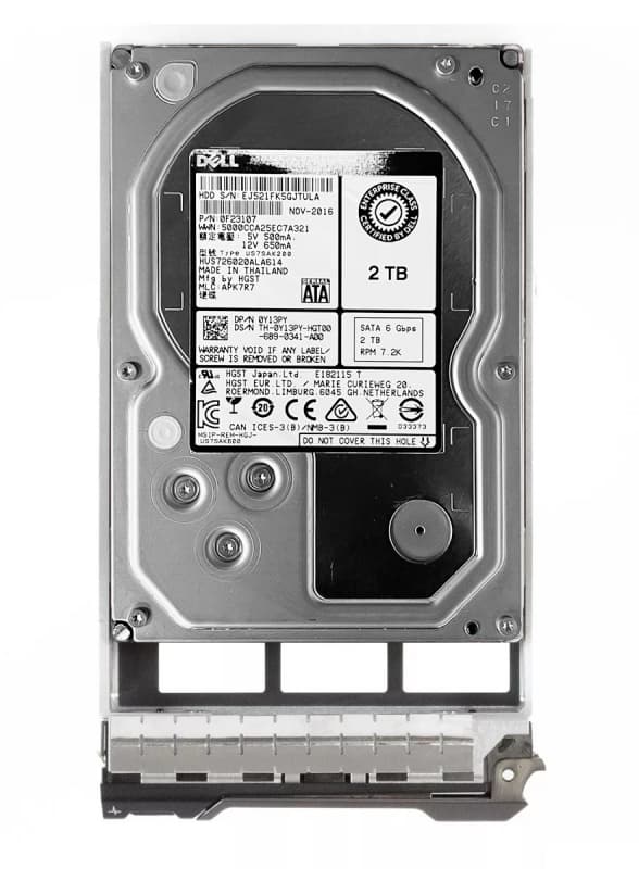 Жесткий диск Dell 0Y13PY 2Tb 7200 SATAIII 3.5" HDD