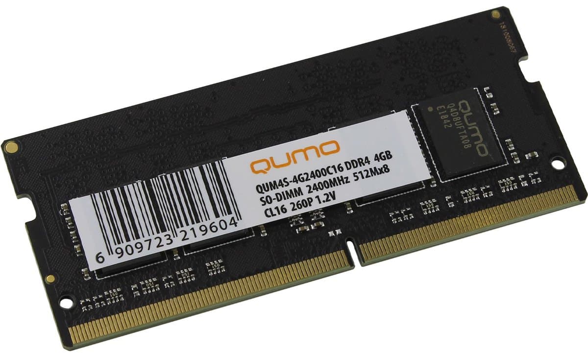 Оперативная память Qumo DDRIV 4Gb QUM4S-4G2400C16