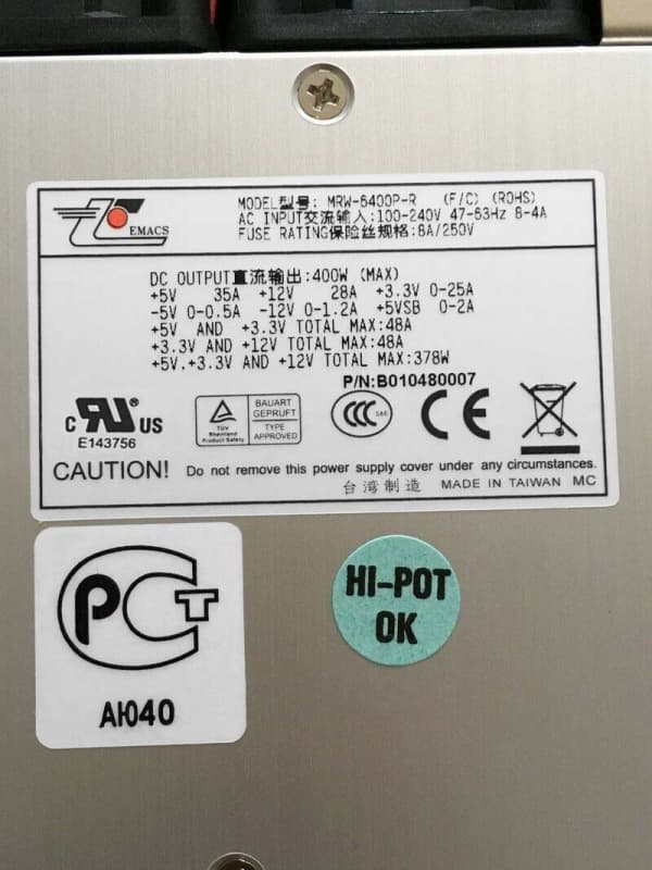 Блок питания Emacs B000480007 400W