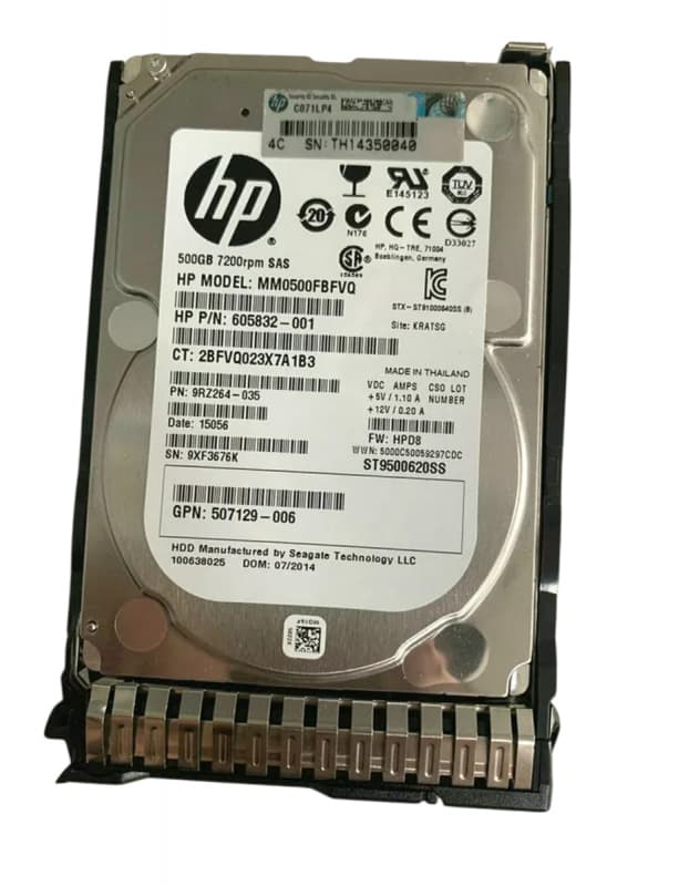 Жесткий диск HP 653953-001 500Gb  SAS 2,5" HDD