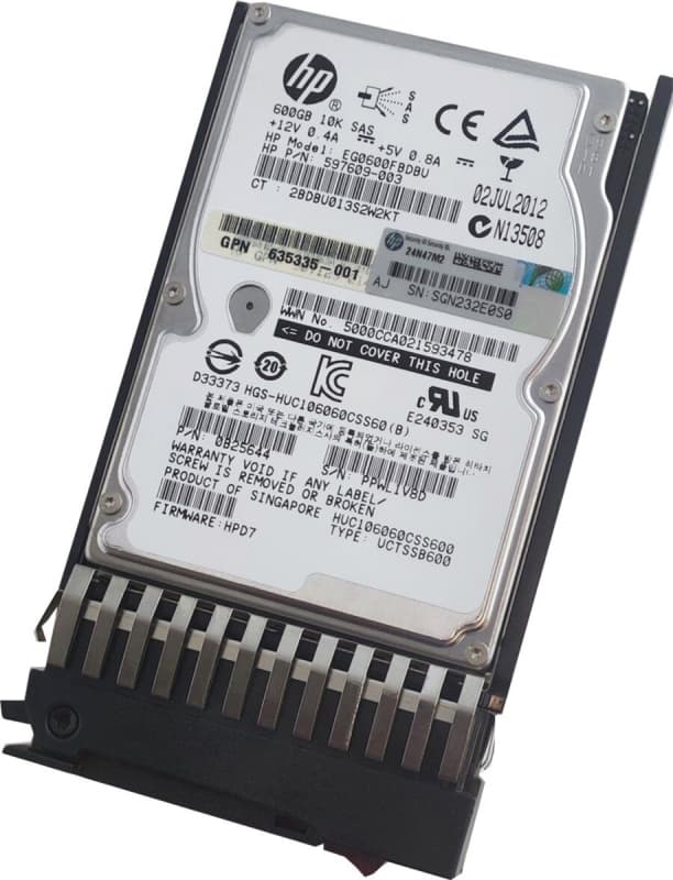 Жесткий диск HP EVA 635335-001 600Gb  SAS 2,5" HDD