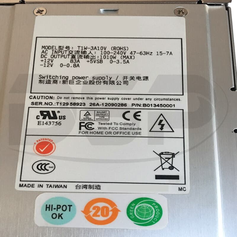 Резервный Блок Питания Emacs T1W-3A10V 1010W