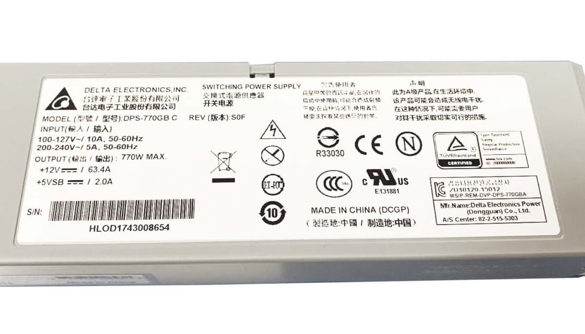 Блок Питания Delta DPS-770GB C 770W