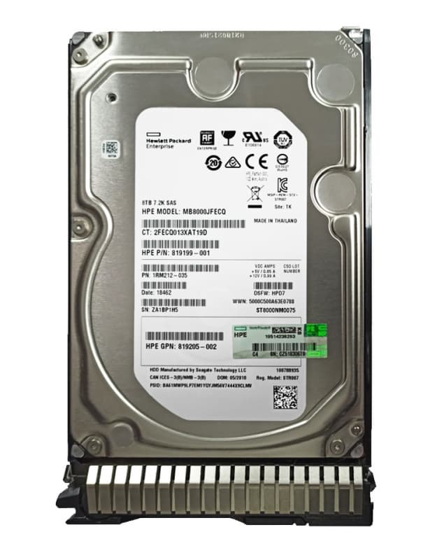 Жесткий диск HP 861607-001 8Tb 7200 SAS 3,5" HDD