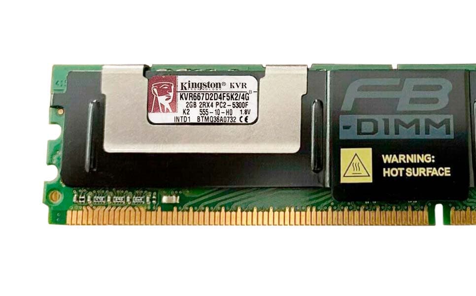 Оперативная память Kingston KVR667D2D4F5K2/4G DDRII 4Gb