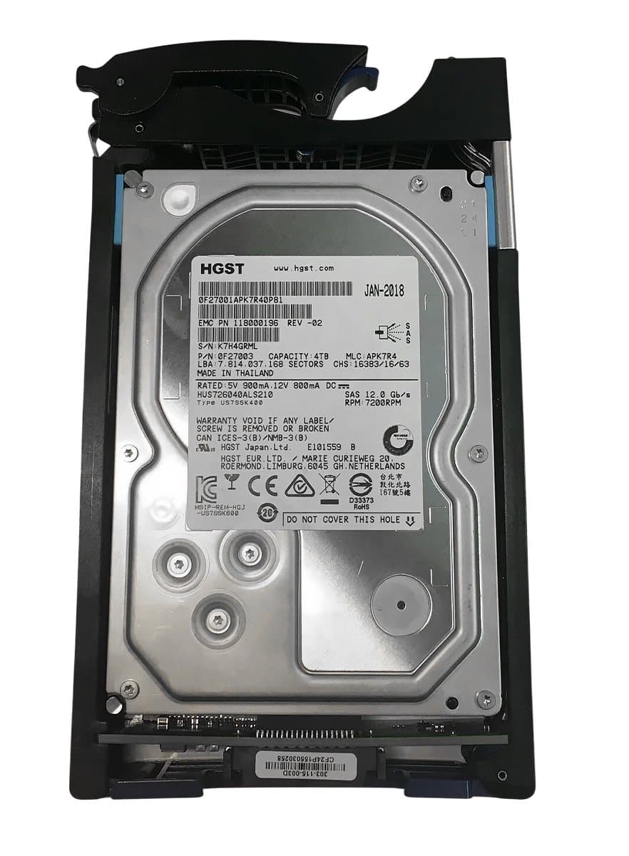 EMC EMC 3Tb 7200 Fibre Channel 3.5" HDD 0F27003